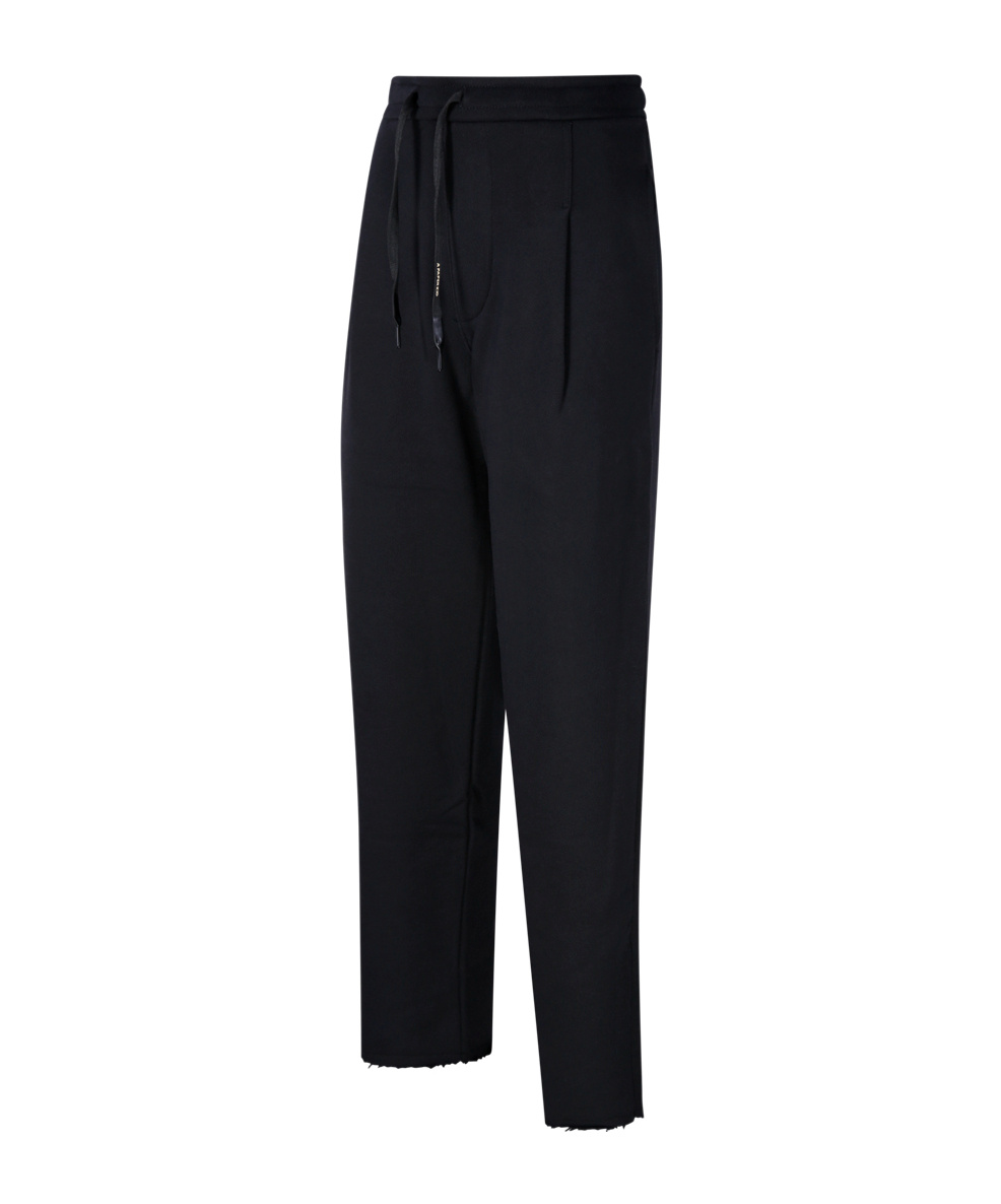 A Paper Kid Elastic Waist Sweatpants In Black