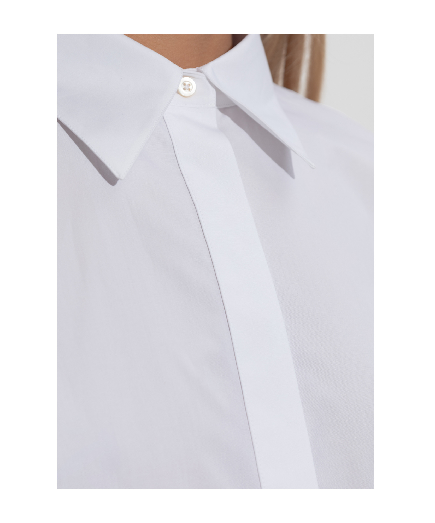 Jil Sander Short-sleeved Shirt In White