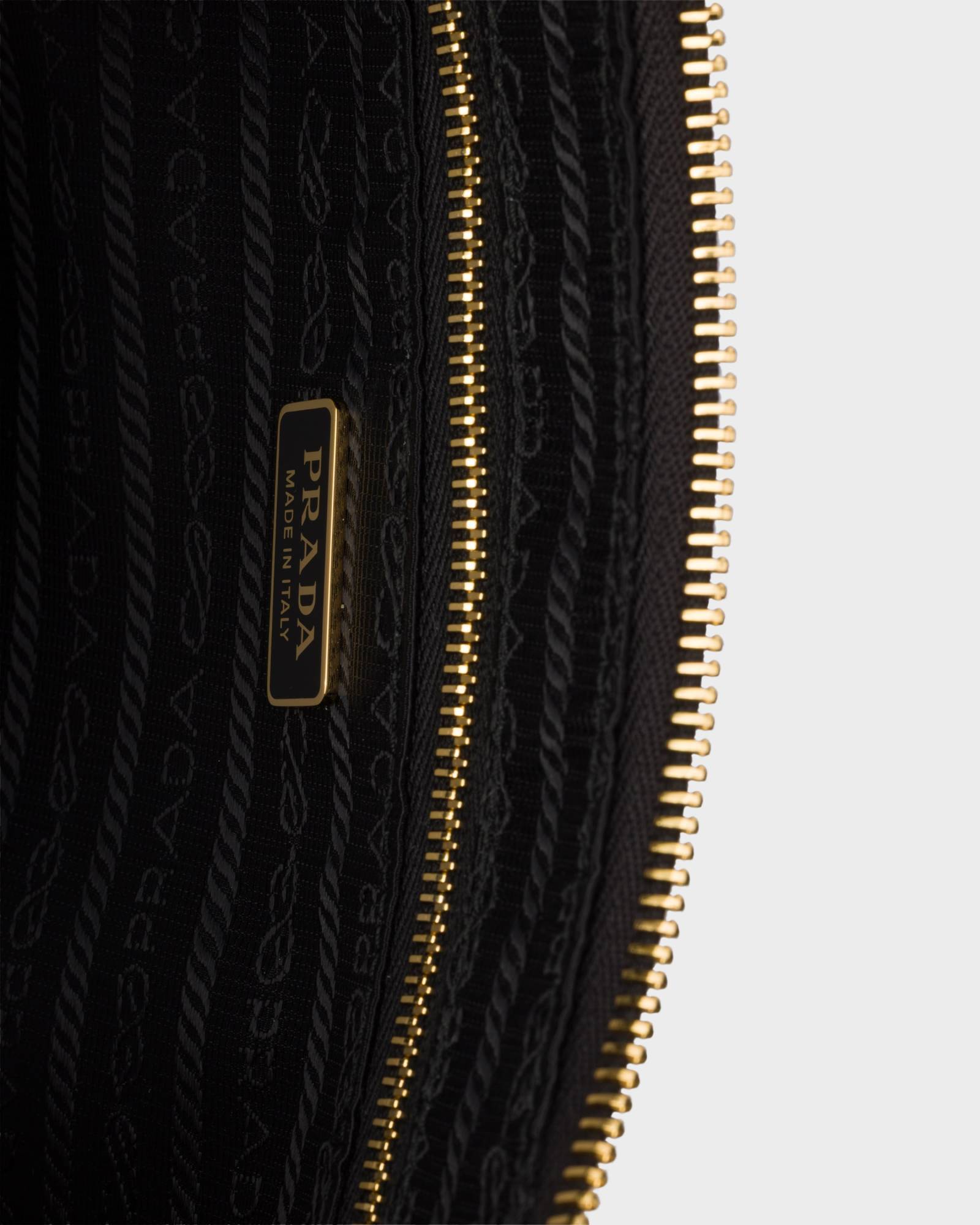 Prada Women's Re-nylondemi-lune Shoulder Bag In Black