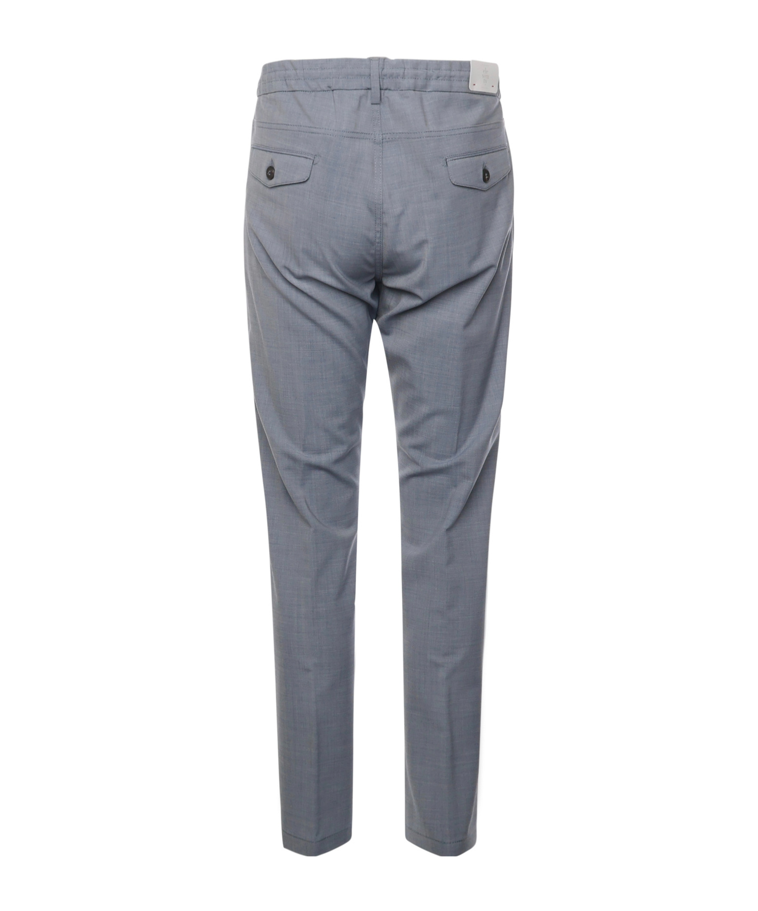 Eleventy Drawstring Waist Casual Pants In Gray
