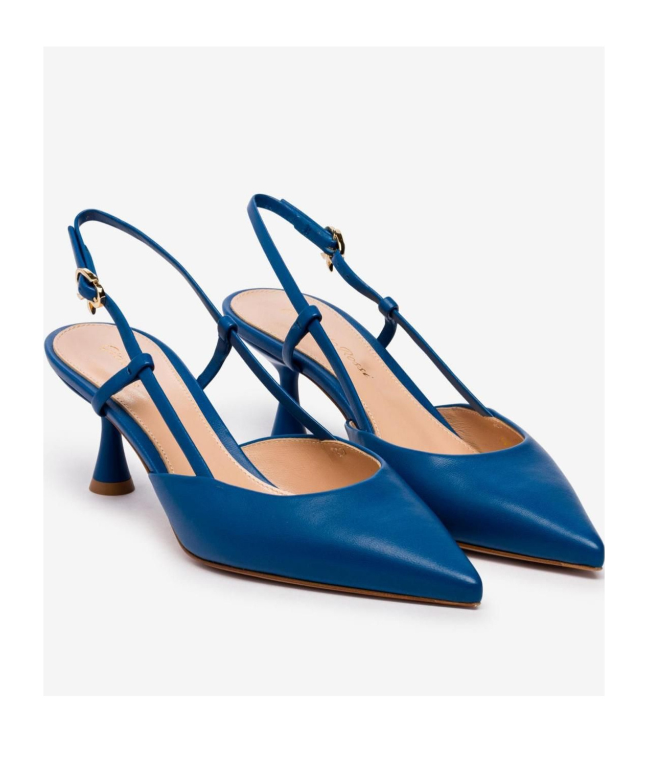 GIANVITO ROSSI POINTED TOE HIGH HEEL SANDALS