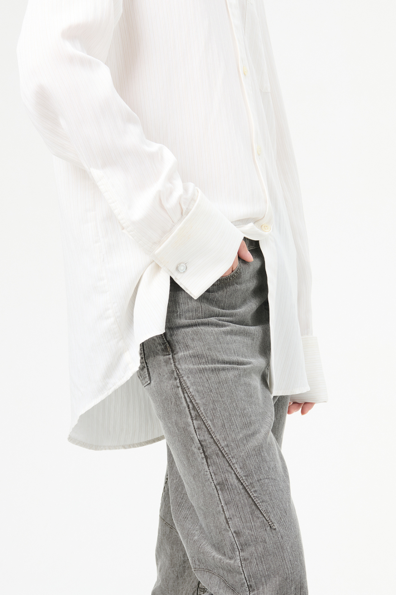 Our Legacy Long-sleeved Shirt In White
