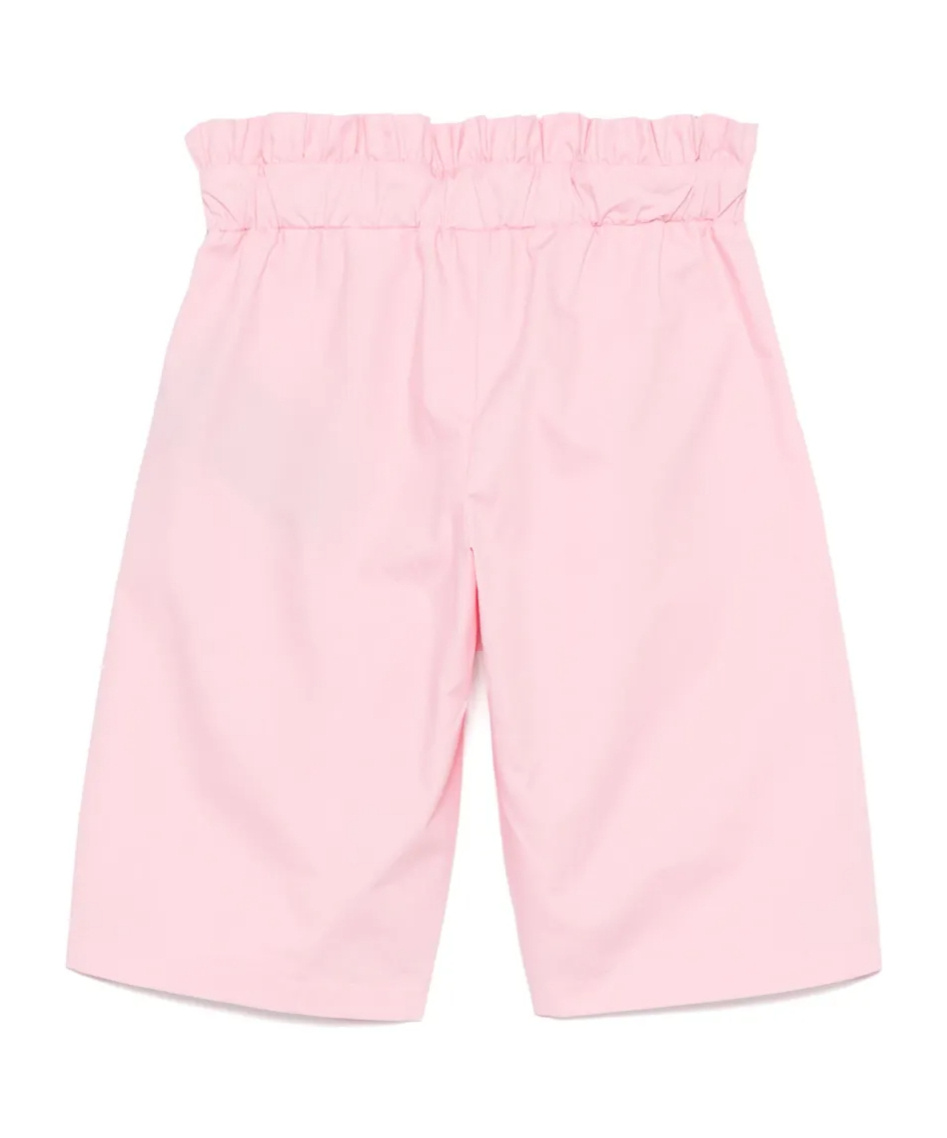 Shop Balmain Button-embellished Trousers In Pink