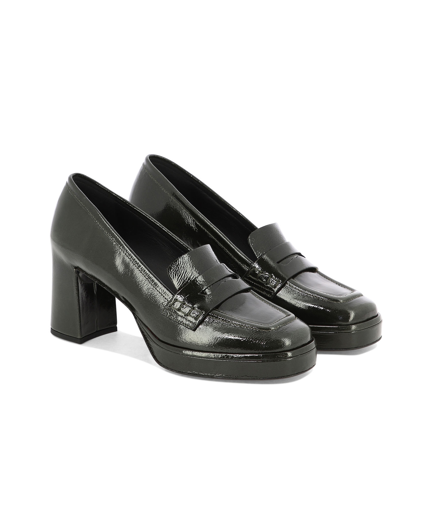 ROBERTO DEL CARLO HIGH-HEELED LOAFERS 