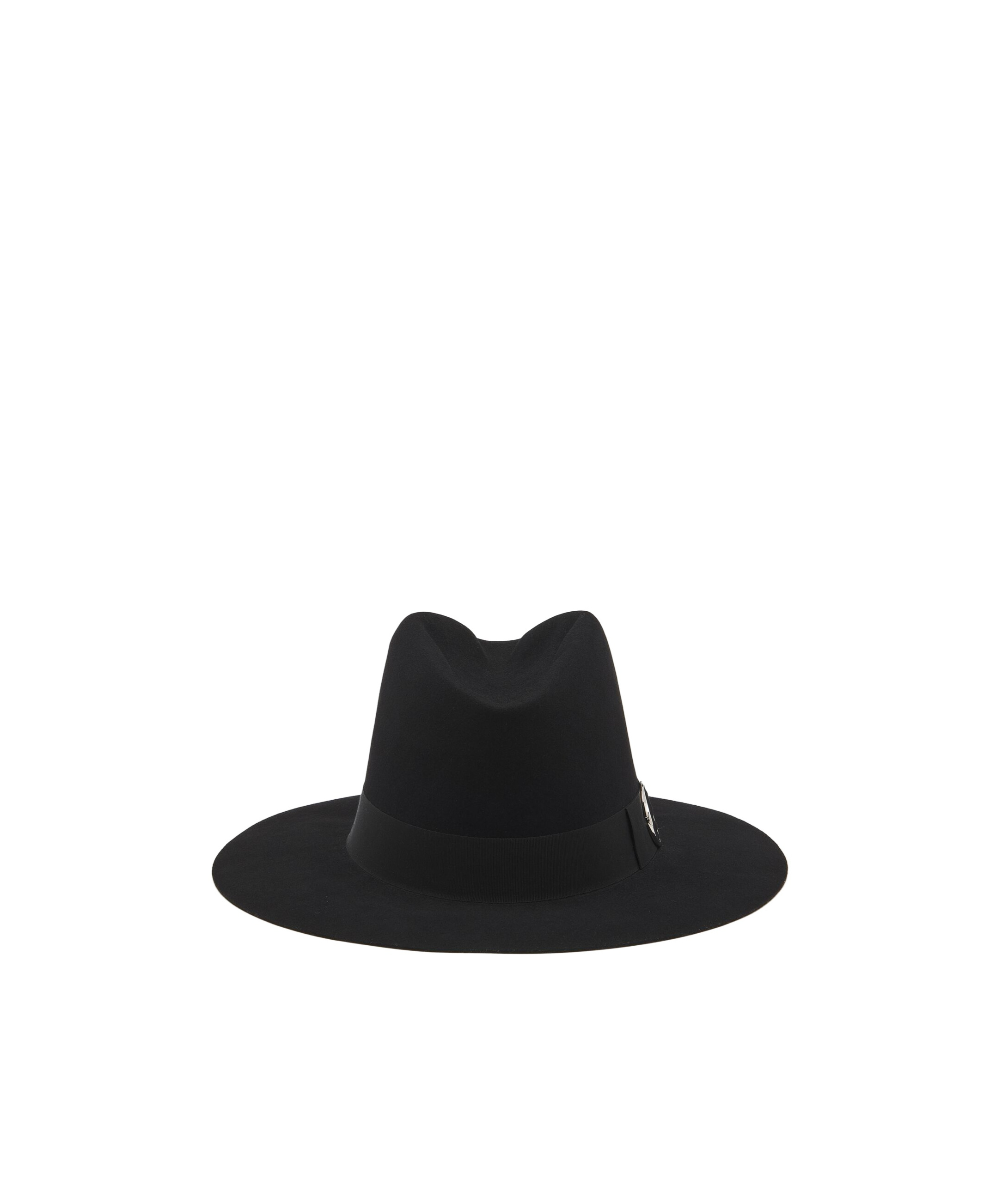 Alexander Mcqueen Wool Soft Felt Hat In Black