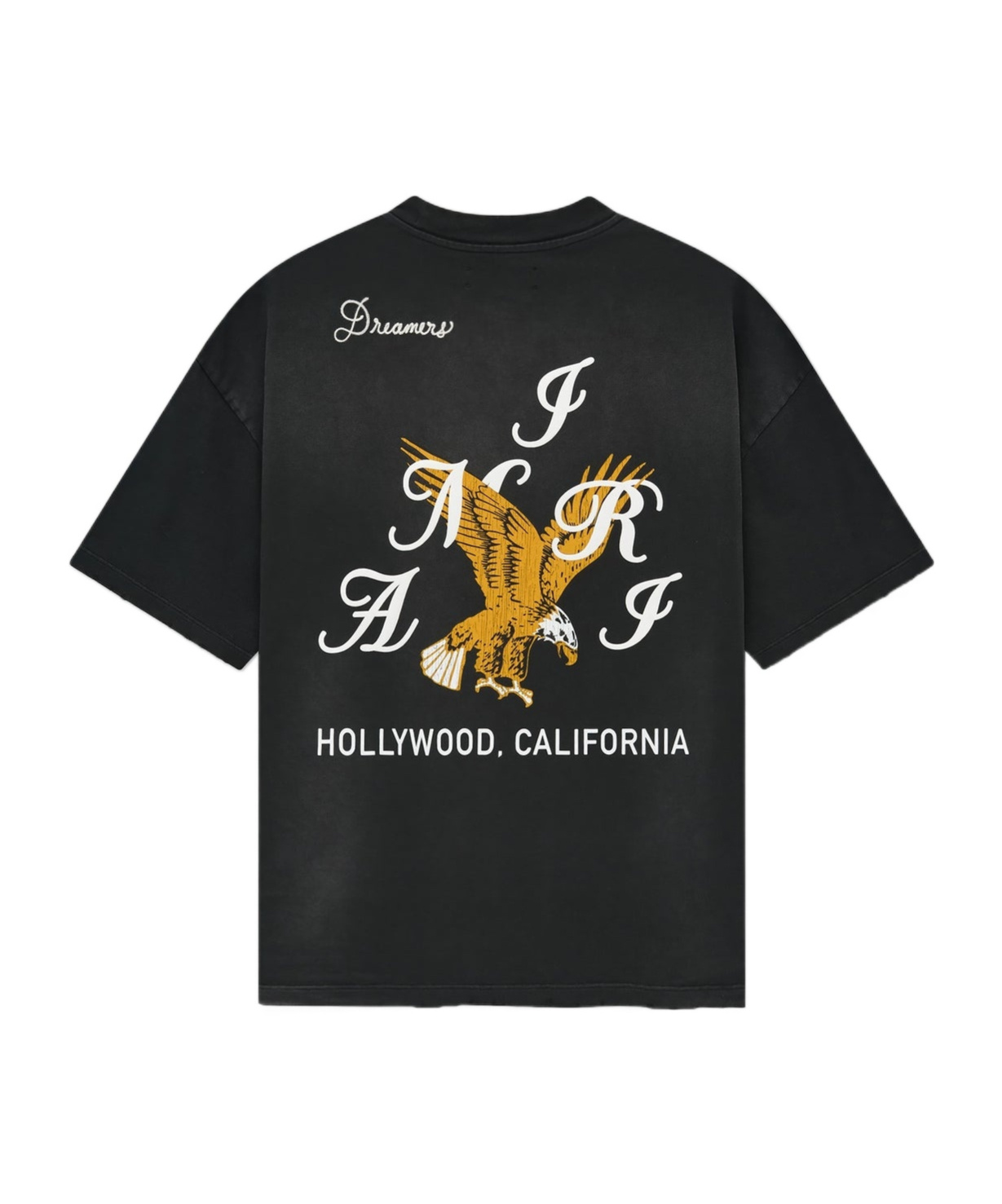 Amiri Eagle Crystal Embellished Oversize Graphic T-shirt