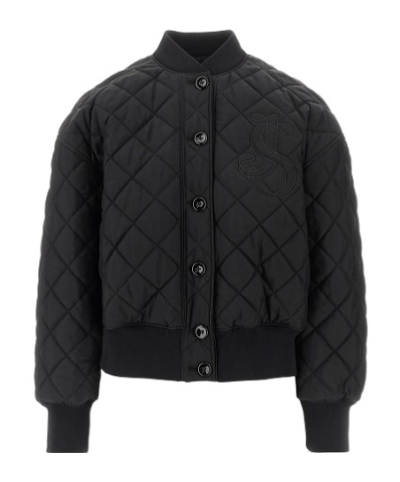 Jil Sander Quilted Casual Jacket In Black