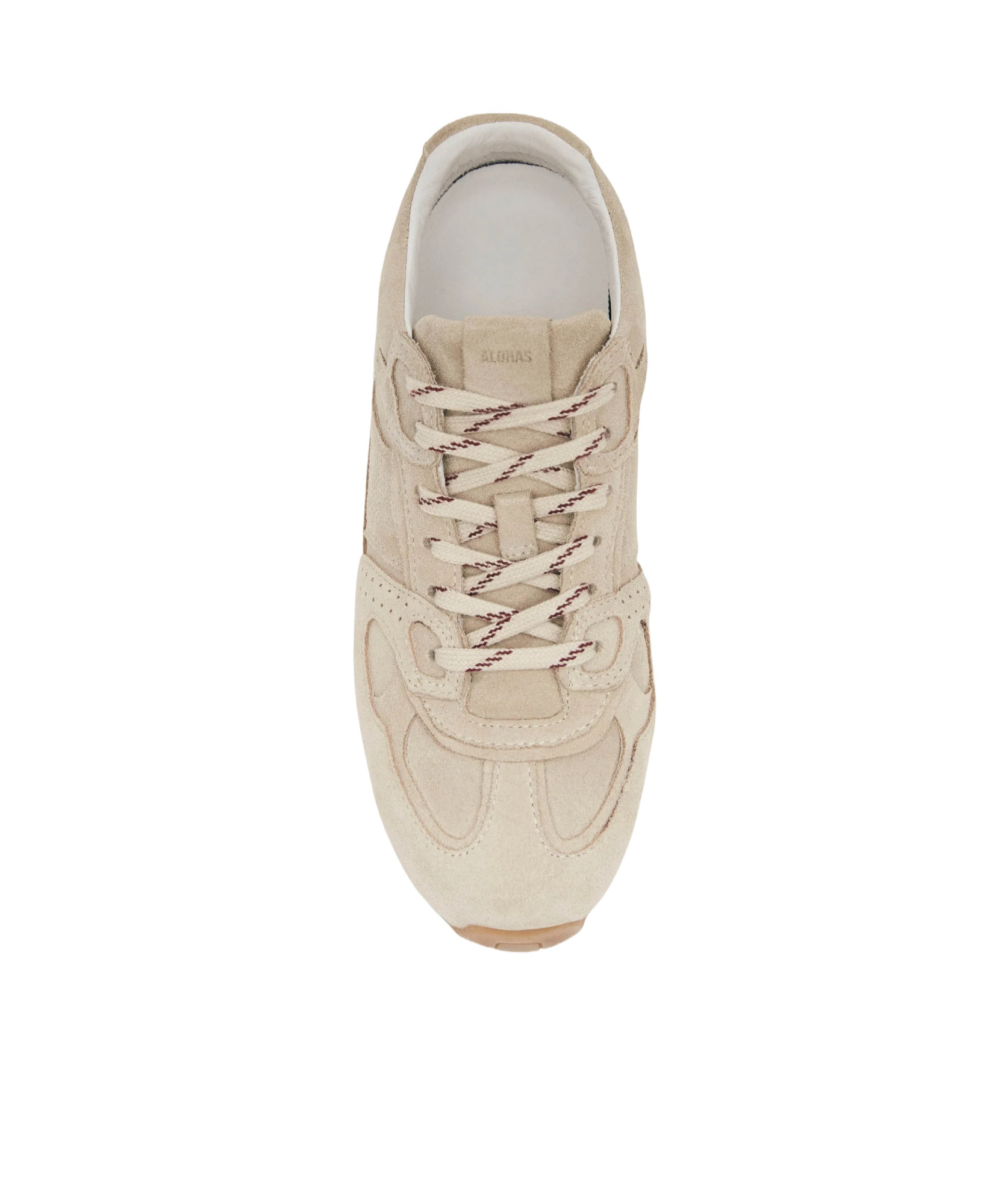 Alohas Suede Lace-up Sneakers In Neutral