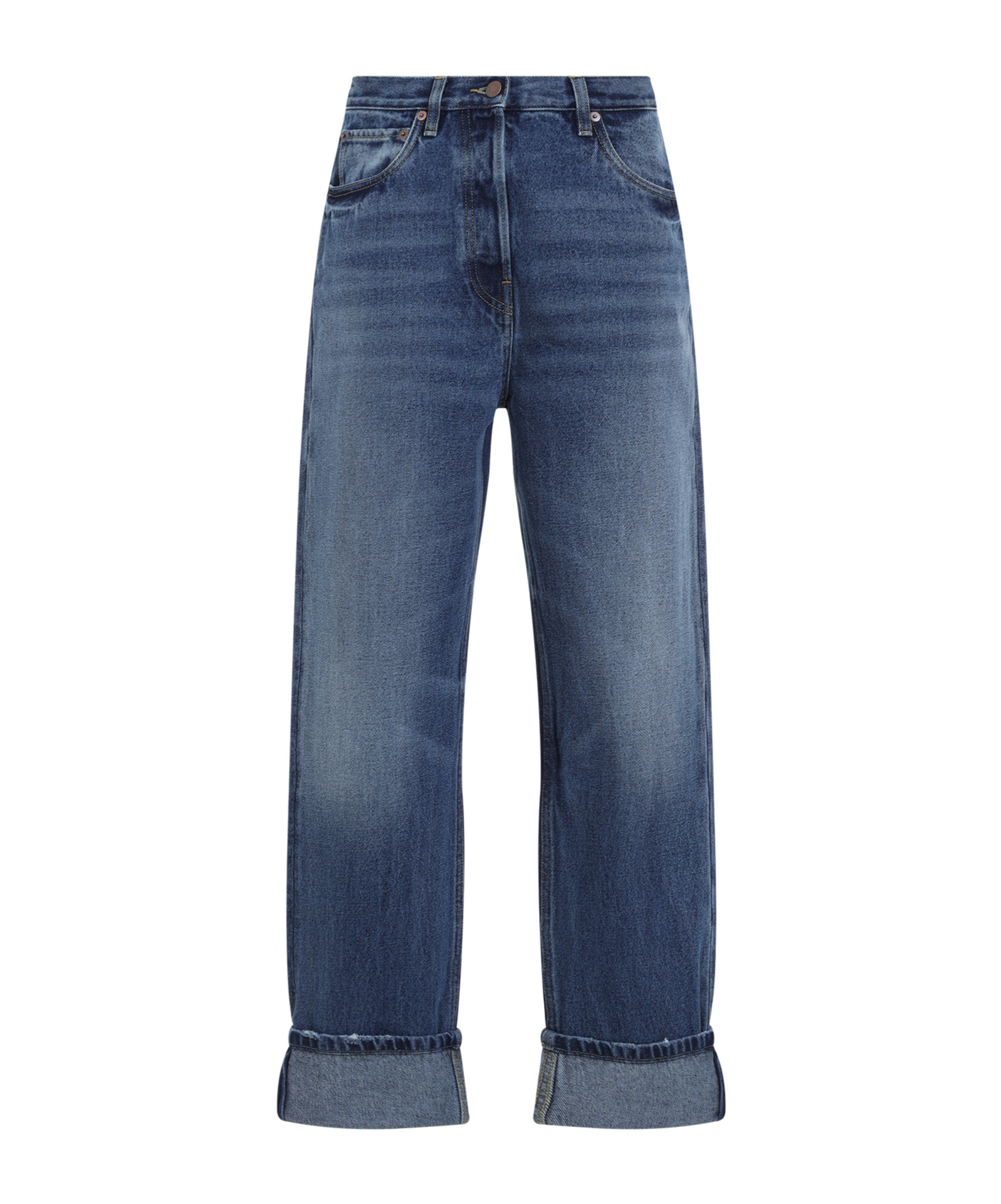 Prada Blue Denim Jeans In Blue