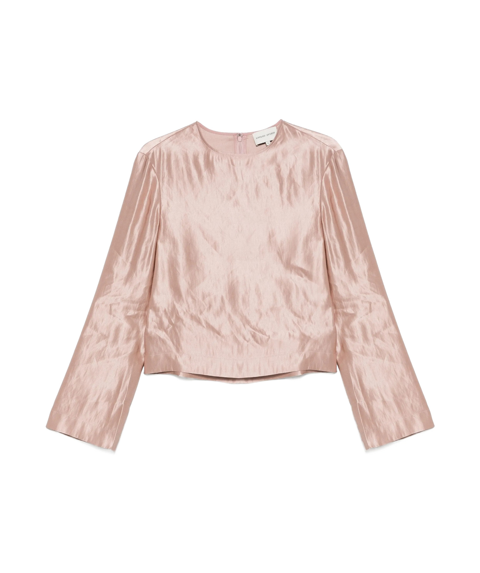 Shop Loulou Studio Long-sleeved Blouse In Pink