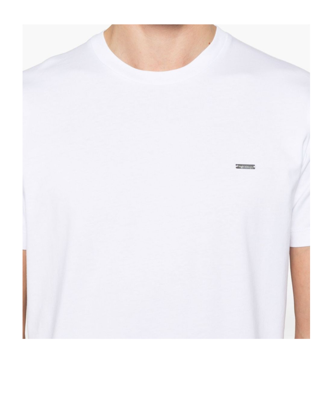 Dsquared2 Logo-plaque T-shirt In White