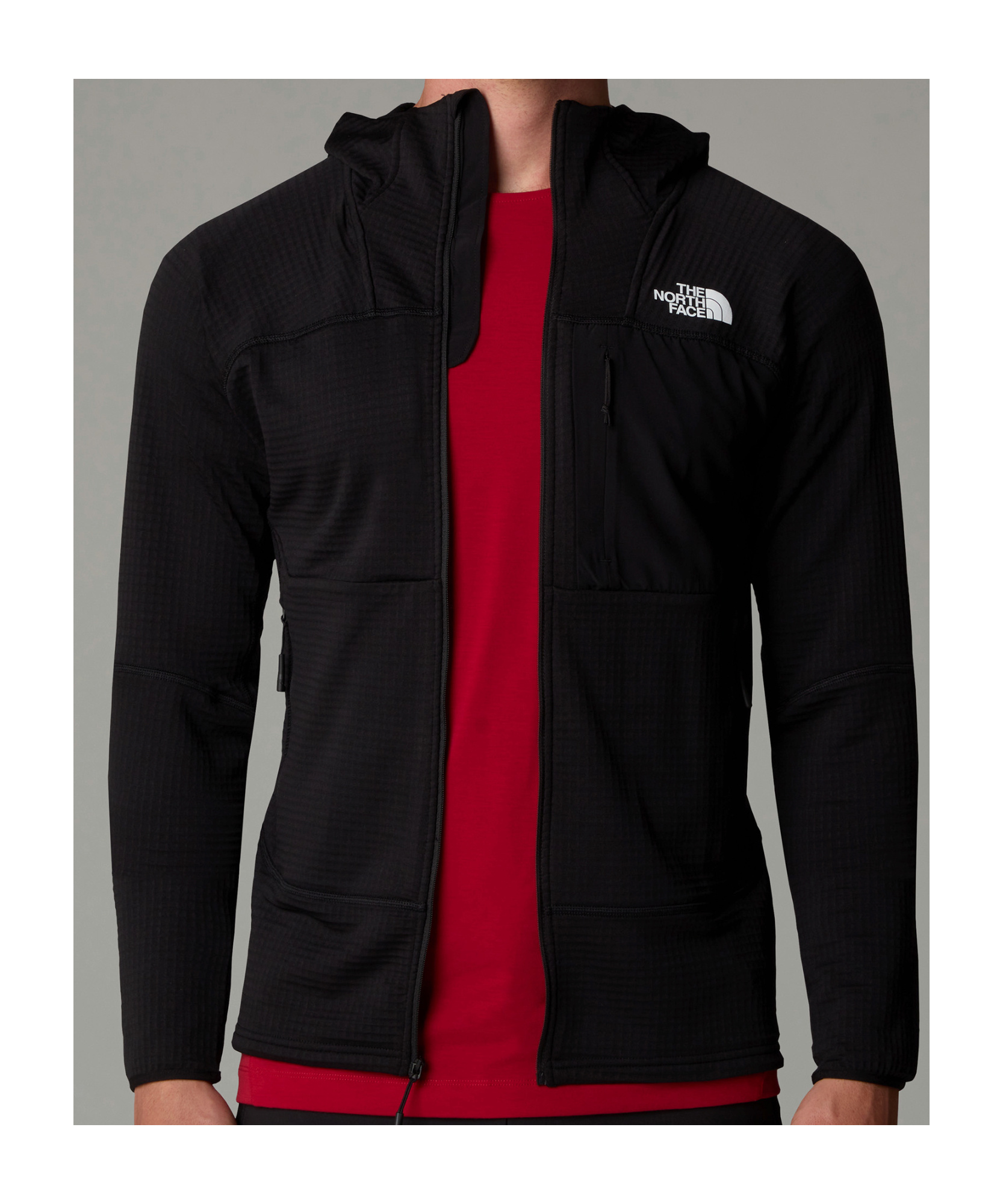 Shop The North Face Logo-print Hoodie In Black
