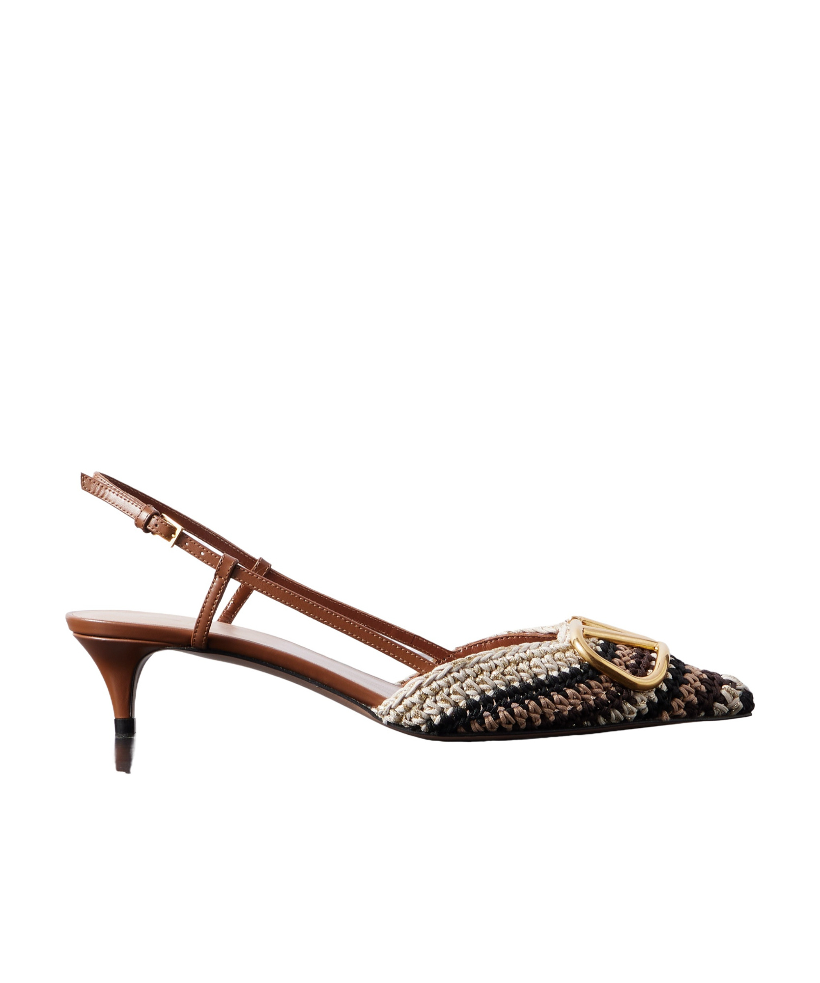 Valentino Crocheted High-heeled Sandals