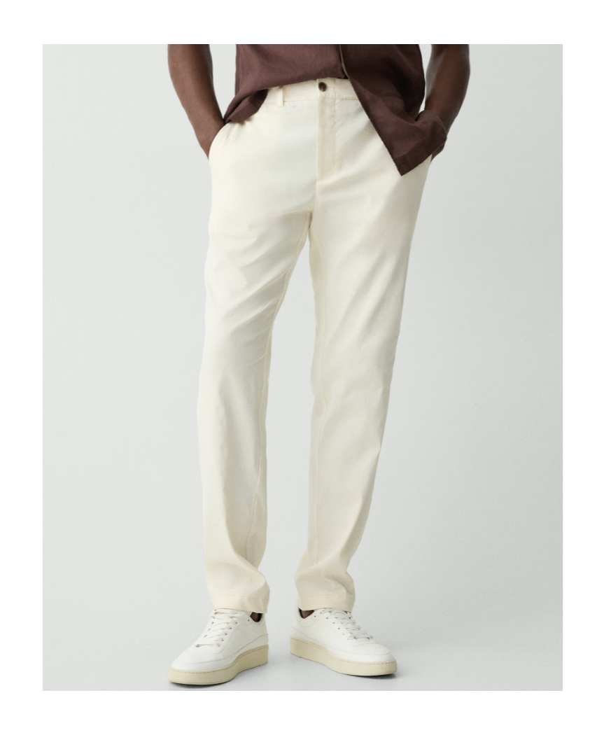 Theory Curtis Drawstring Pant In Good Linen