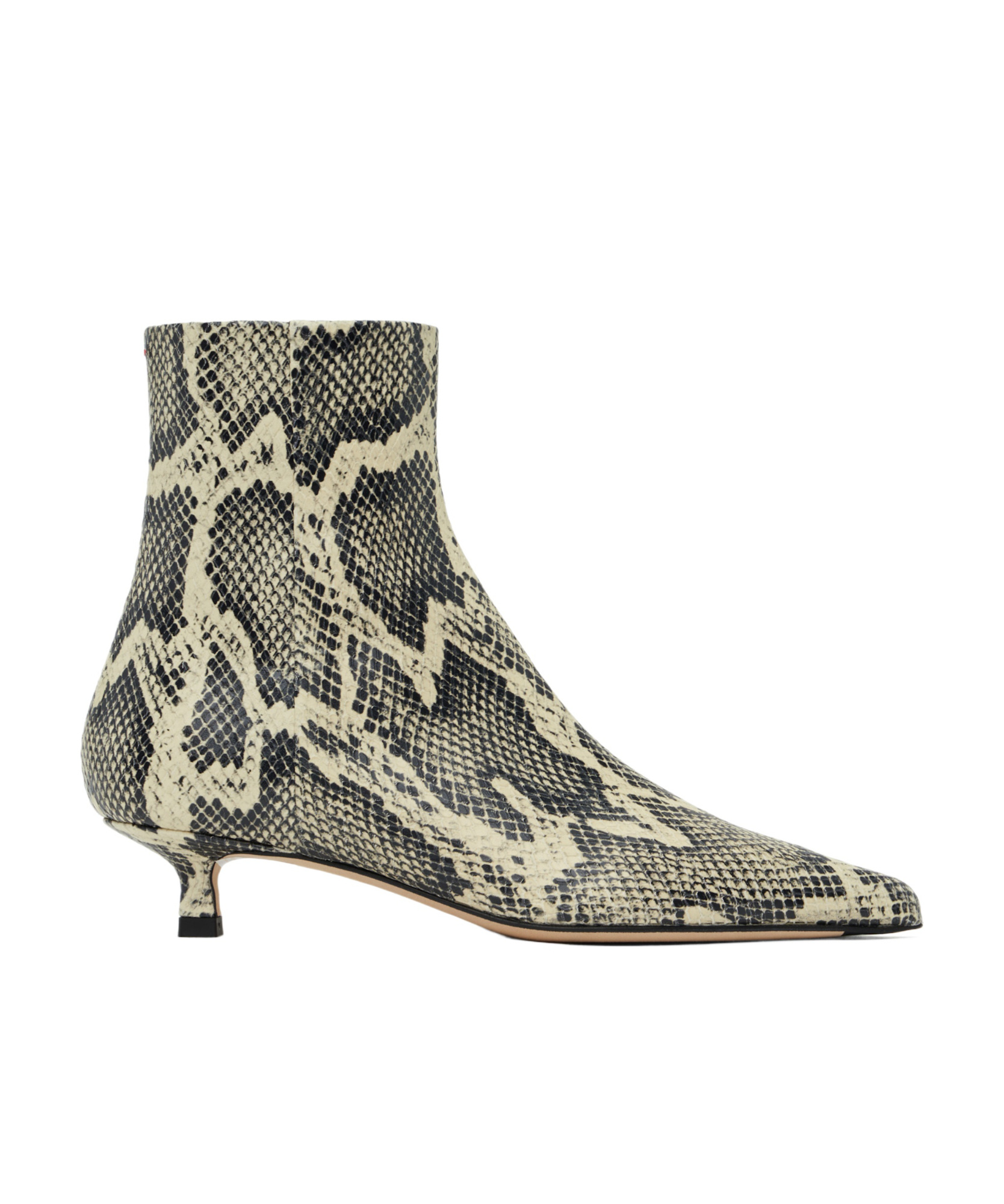 Aeyde Pointed Ankle Boots In Nude