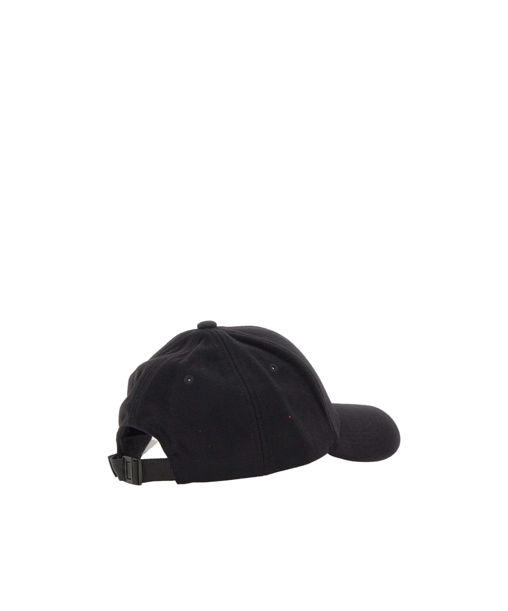 Shop Stone Island Compass-embroidered Cap In Black