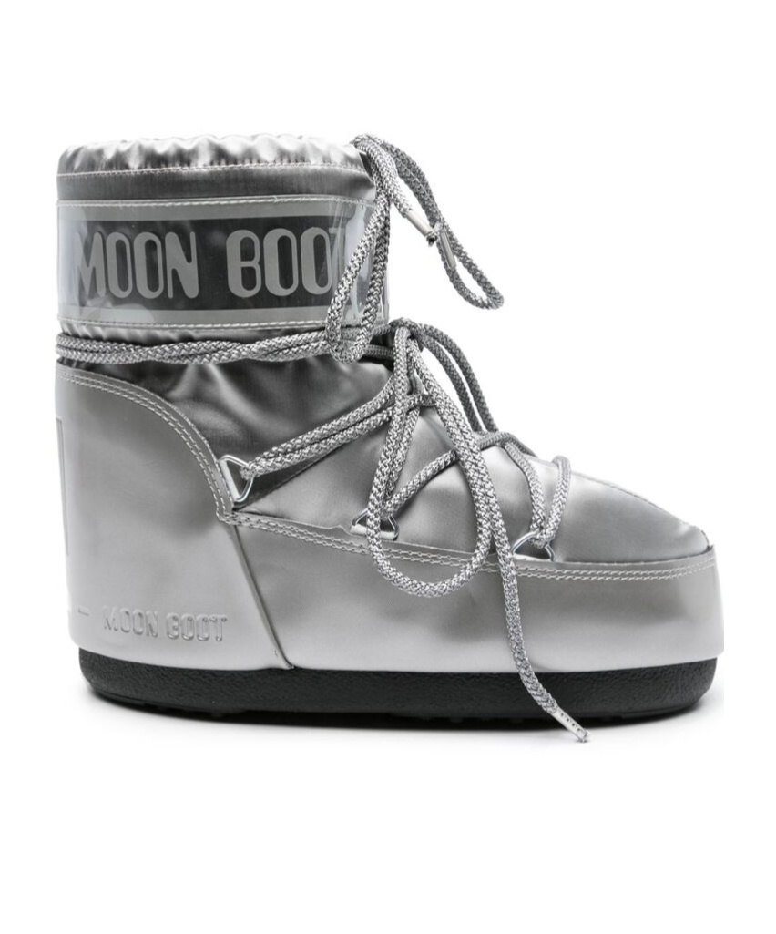 Moon Boot Icon Low Glance Boots In Gray