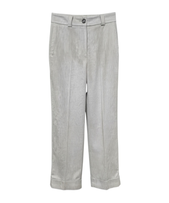 Peserico Belt-loop Casual Pants In Gray