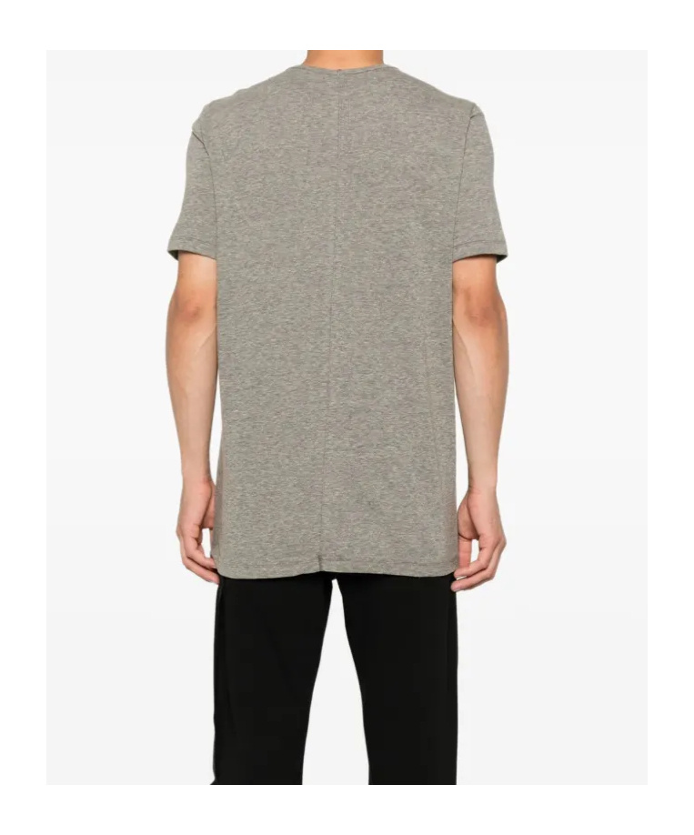 Rick Owens Drkshdw Side-tie Cotton T-shirt In Green