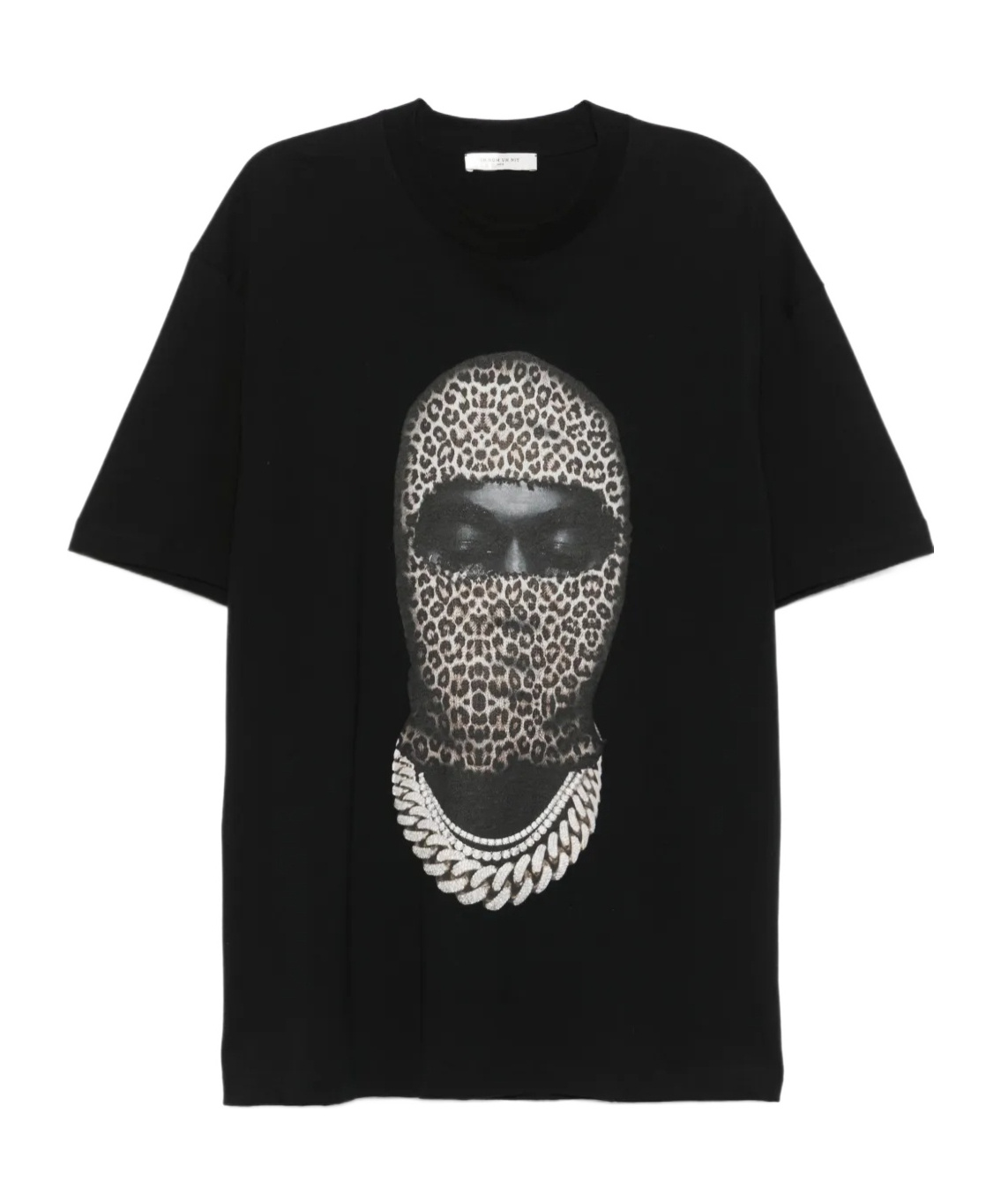 Ih Nom Uh Nit Leopard Mask Print T-shirt In Black