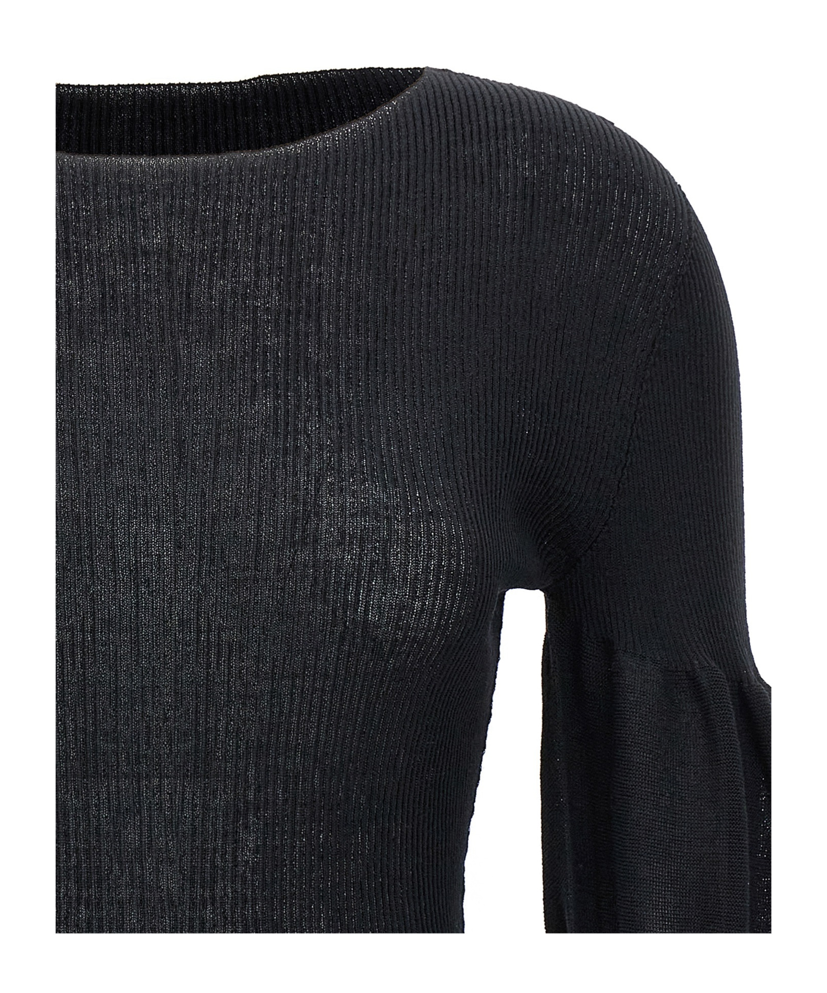 Issey Miyake Black Assemblage Branch Top In Black