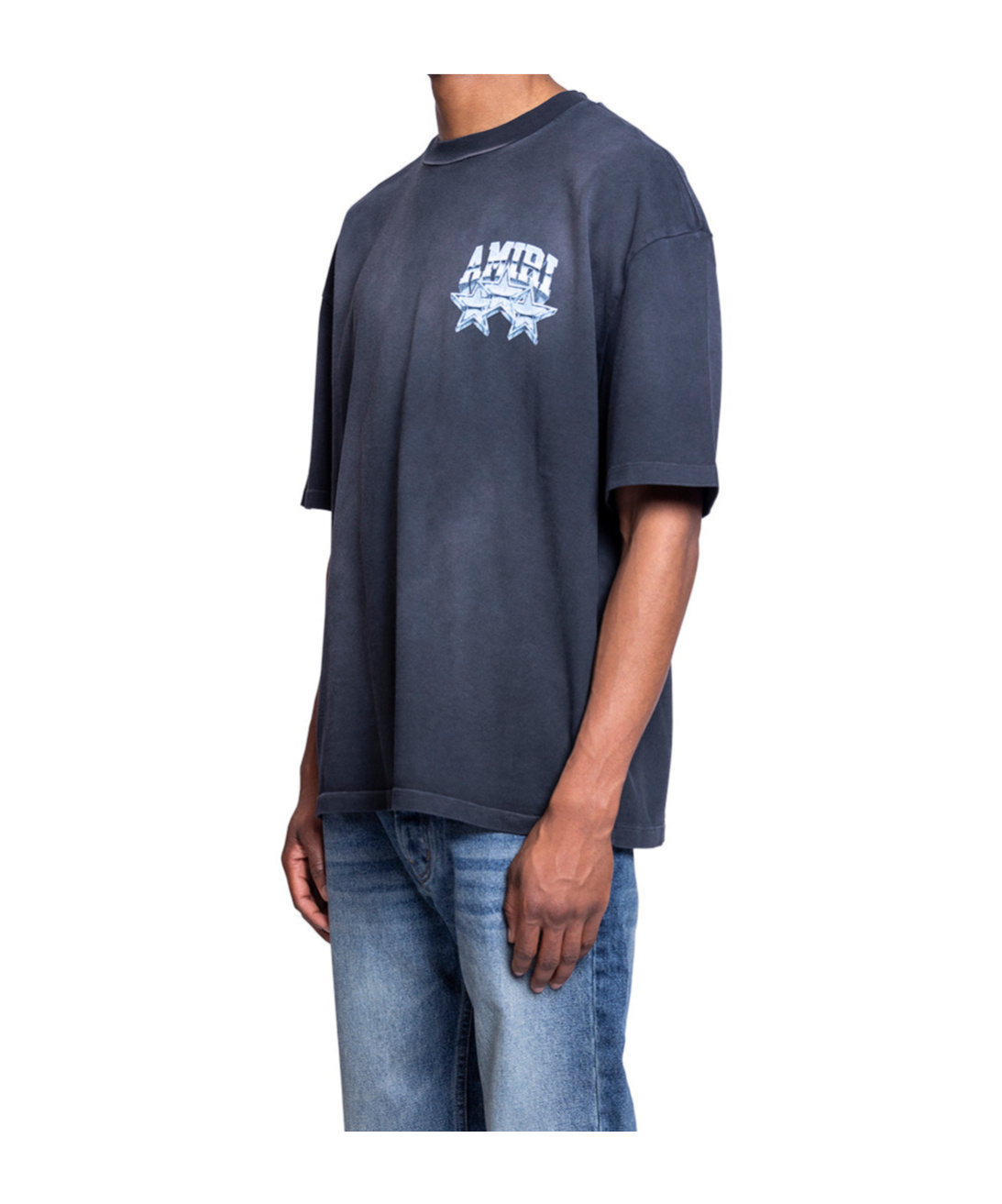 Amiri Short-sleeved T-shirt In Blue