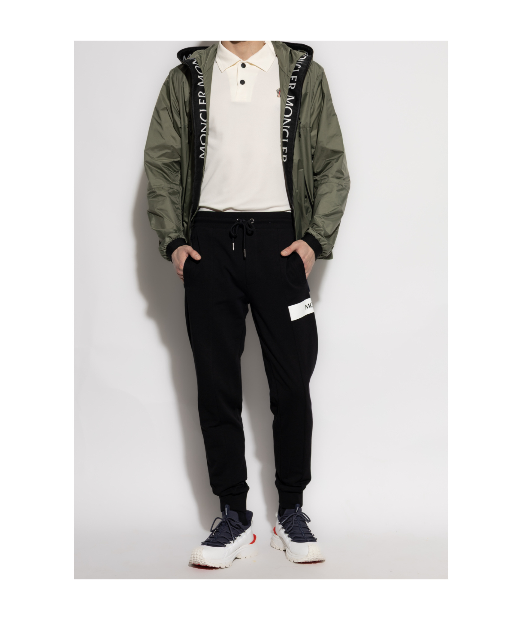 Moncler Junichi Hooded Nylon Jacket In Green