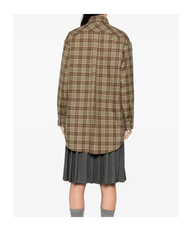 Miu Miu Long Sleeve Shirt In Multi