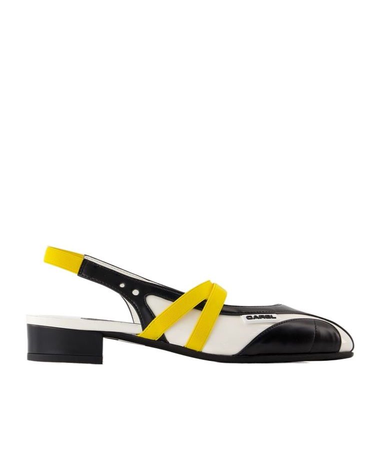 Carel Paris Pattern Flat Shoes In Black