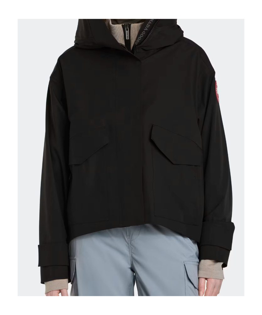 Canada Goose Tofino Rain Jacket In Black