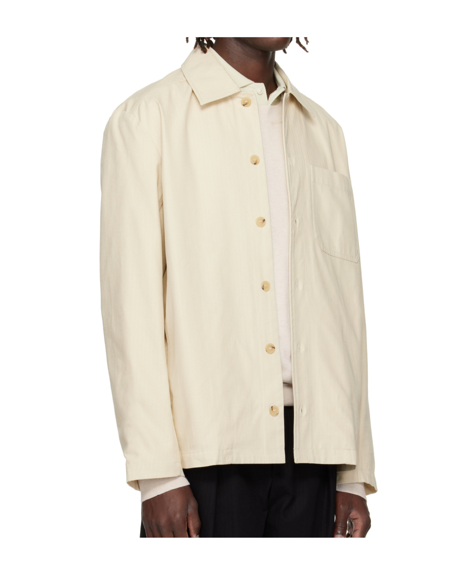 Apc Lapel Long-sleeved Casual Jacket In Yellow