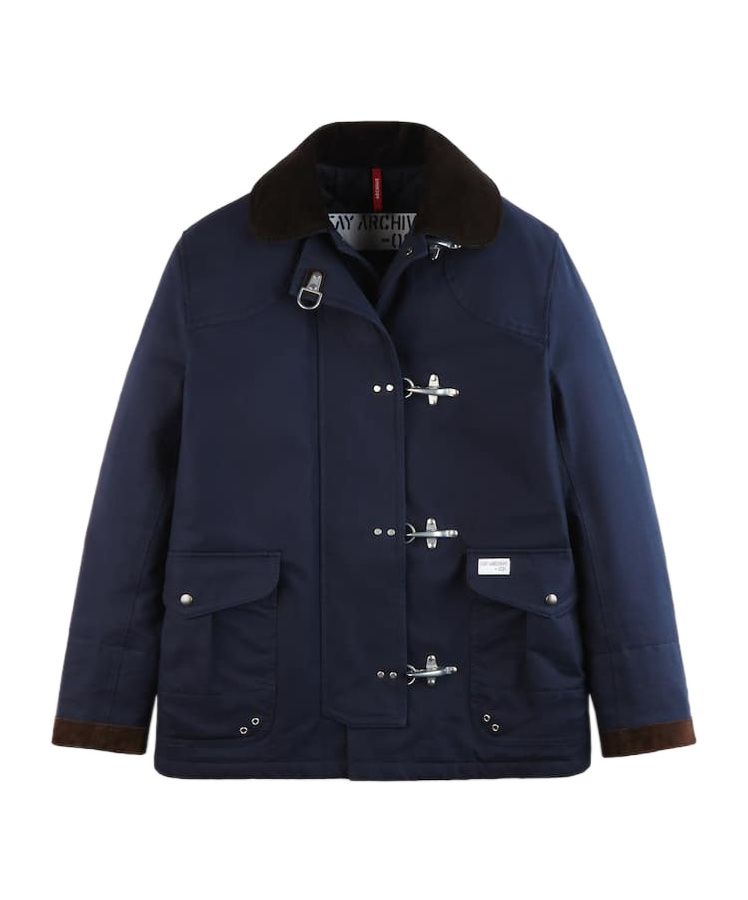Fay Lapel Casual Jacket In Black