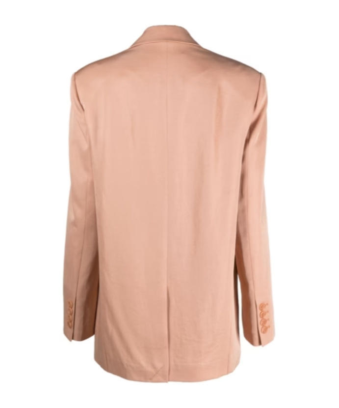 Krizia Logo Jacket In Nude
