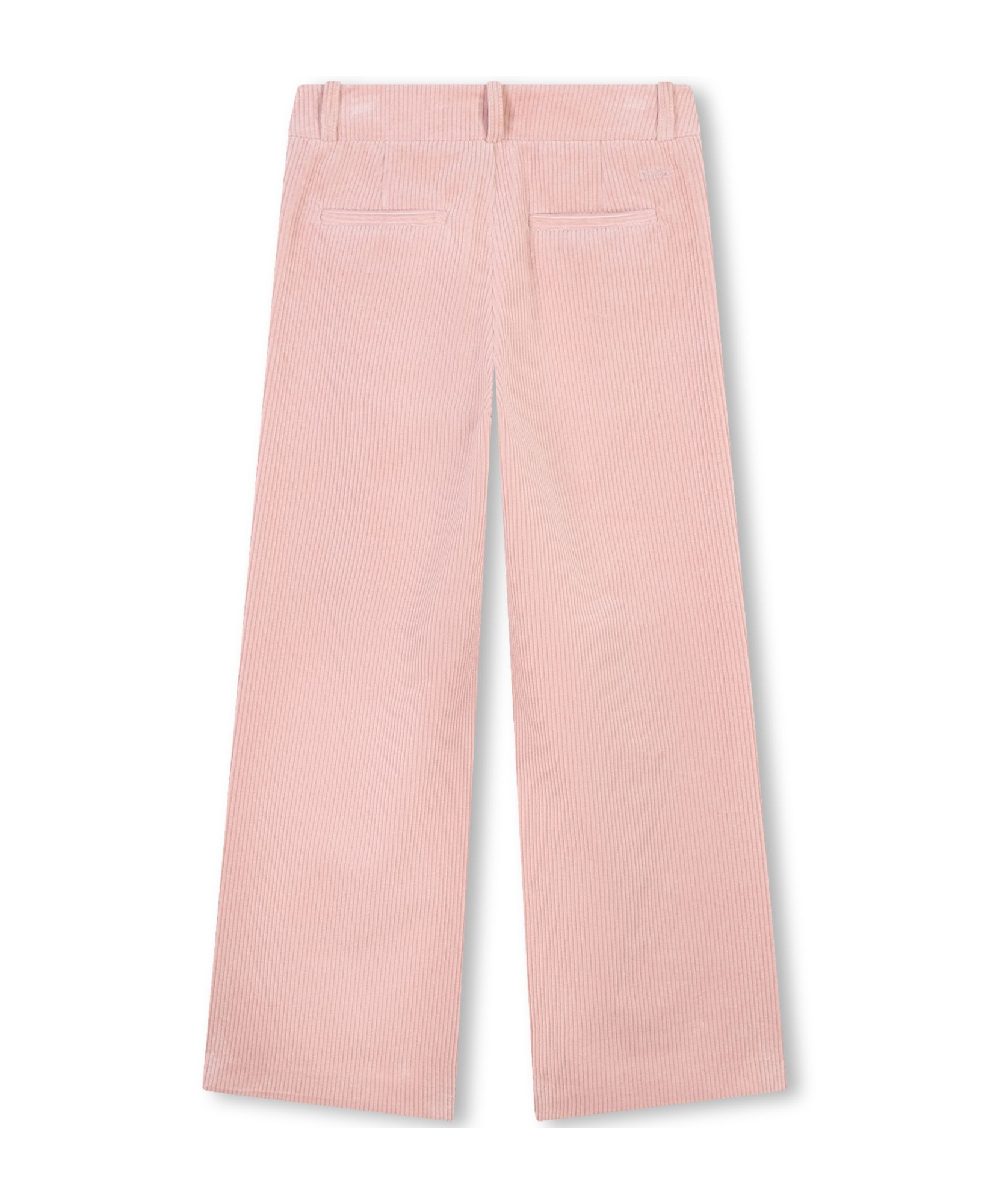 Chloé Wide-leg Cotton Trousers In Pink