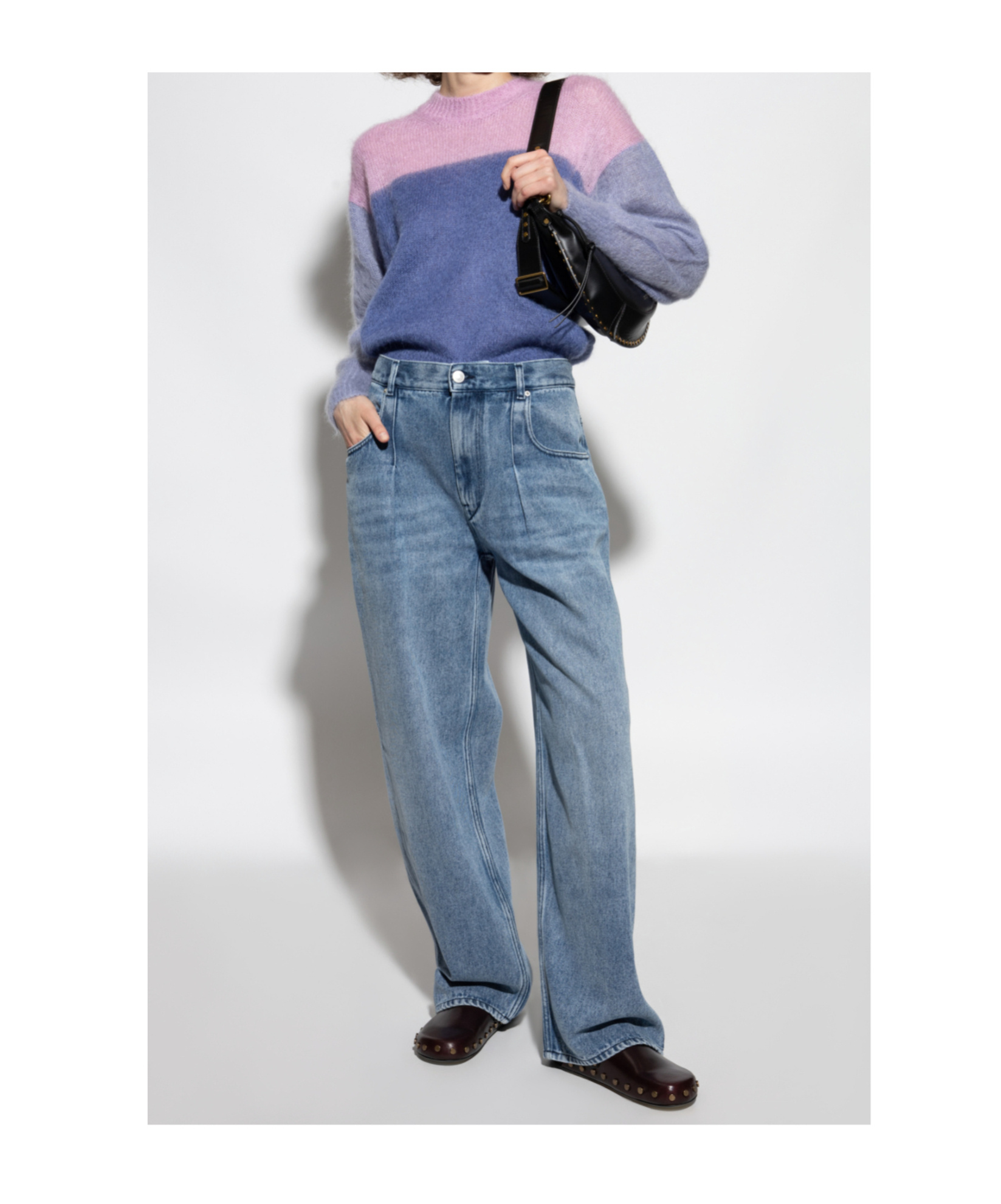 Isabel Marant Étoile Crew Neck Sweater In Multi
