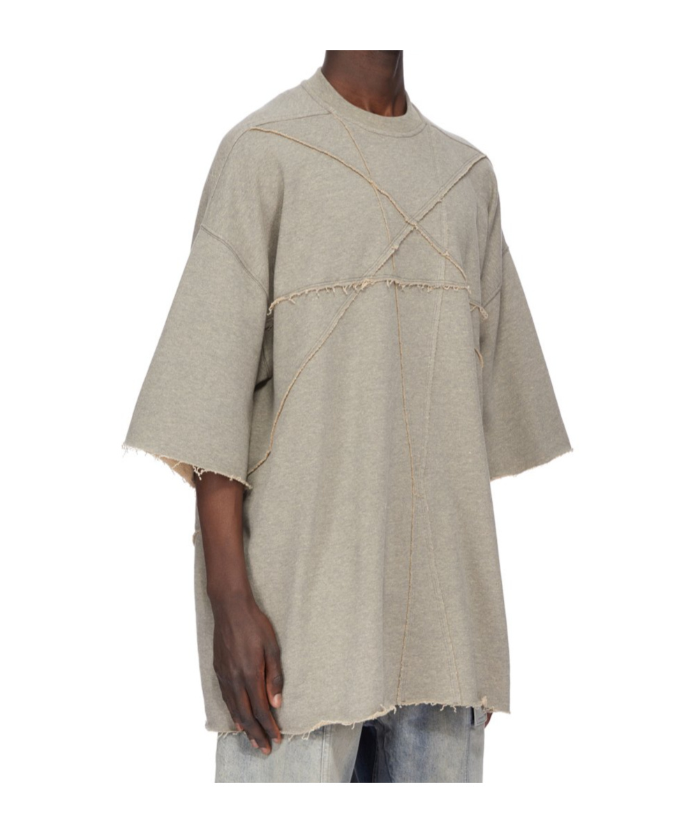 Rick Owens Drkshdw Drkshdw By Rick Owens Man T-shirt Light Grey Size M Cotton In Gray