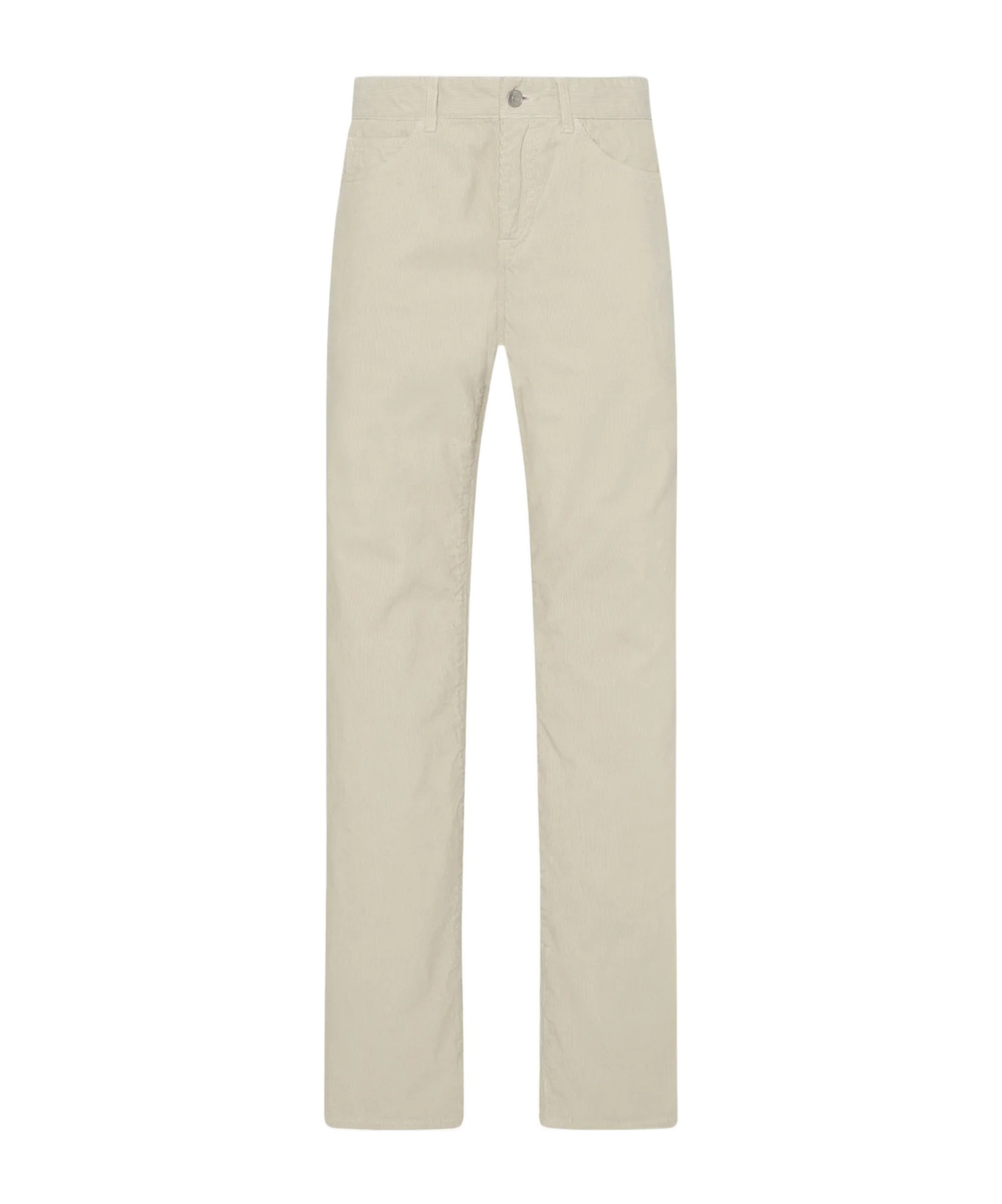 The Row Carlyl Corduroy Trousers In White