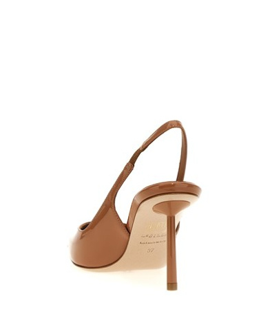 Le Silla Pointed High-heeled Sandals In Brown