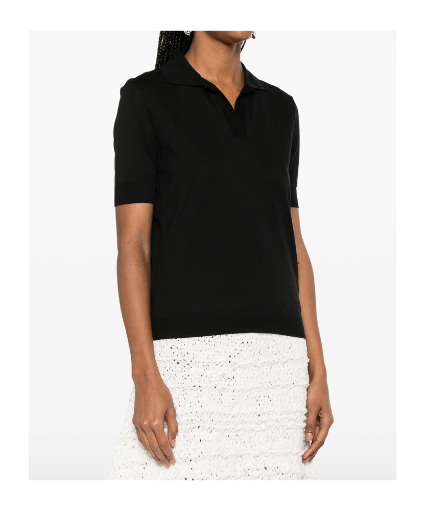Shop Calvin Klein Ribbed T-shirt In Black