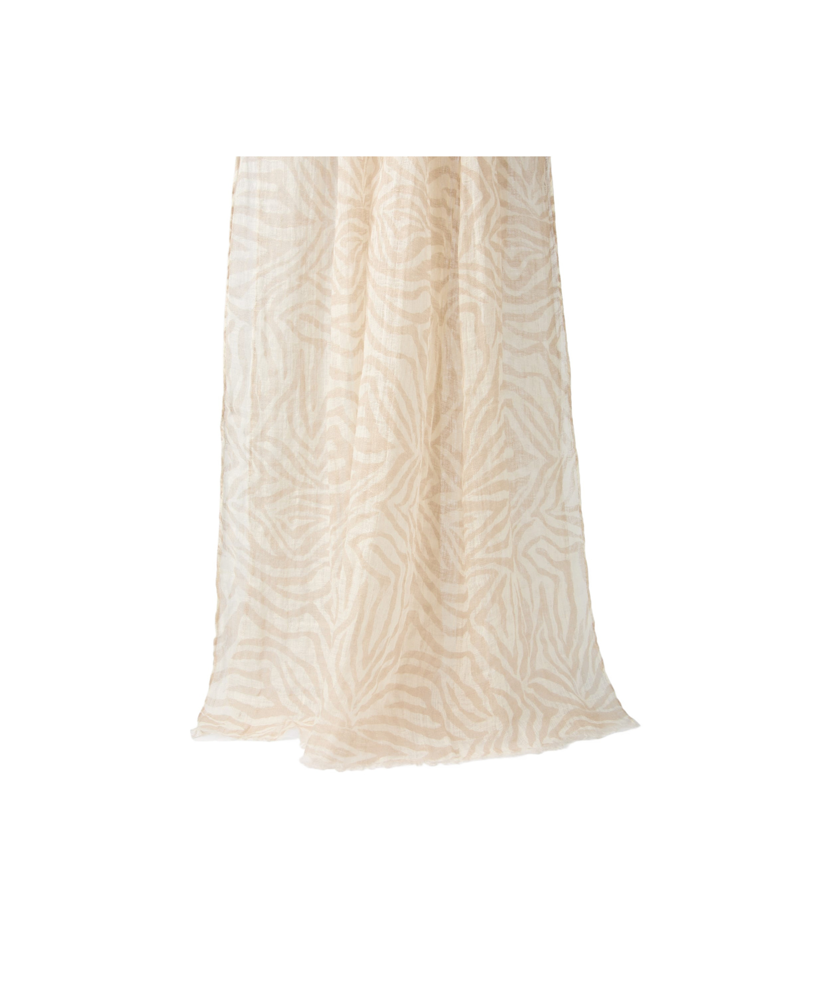 Brunello Cucinelli Abstract-pattern Print Scarf In Nude