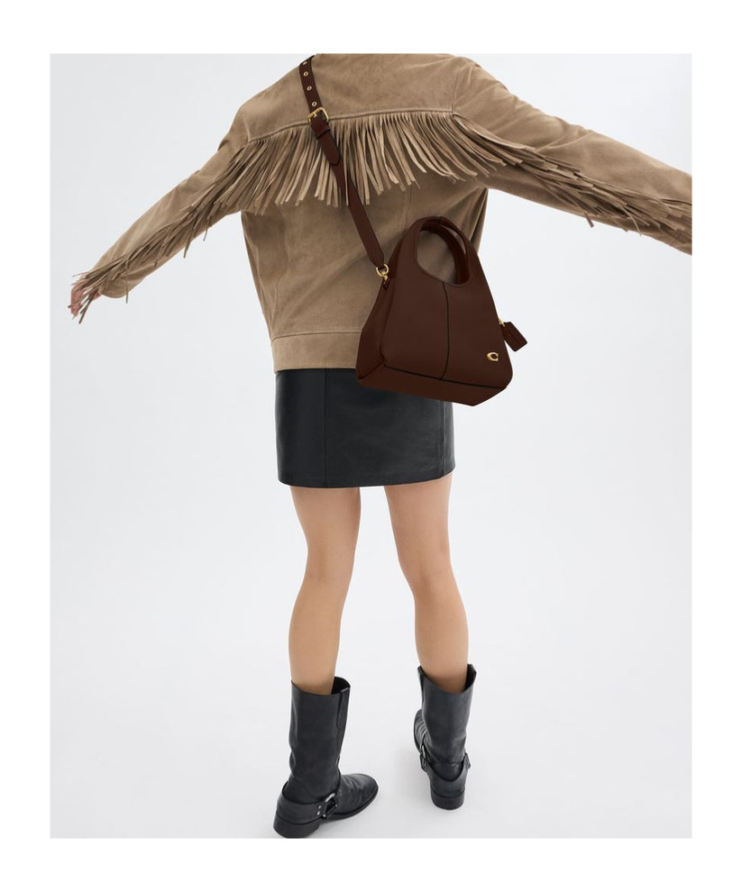 Coach Lana Shoulder Bag 23 In Brown