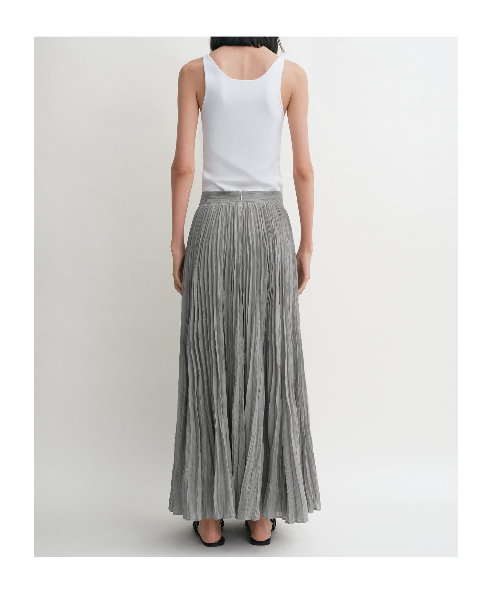 Shop Totême Crinkled Plissé Skirt