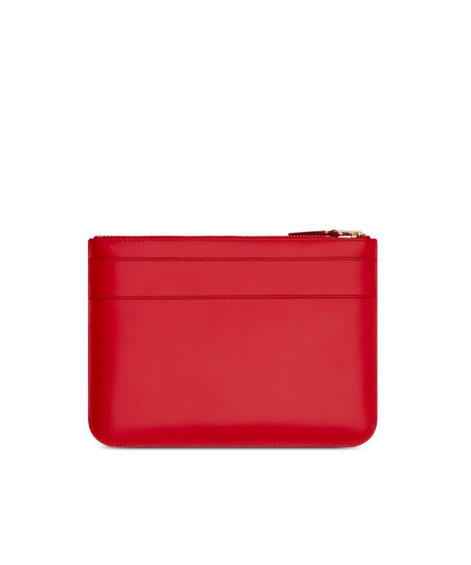 Comme Des Garçons Bow Wallet In Red