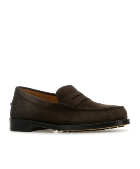 Tod's Suede Loafers In Brown