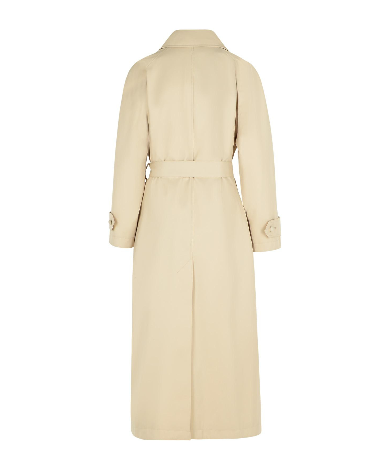 Dolce & Gabbana 'over' Beige Polyester Blend Trench Coat In Nude