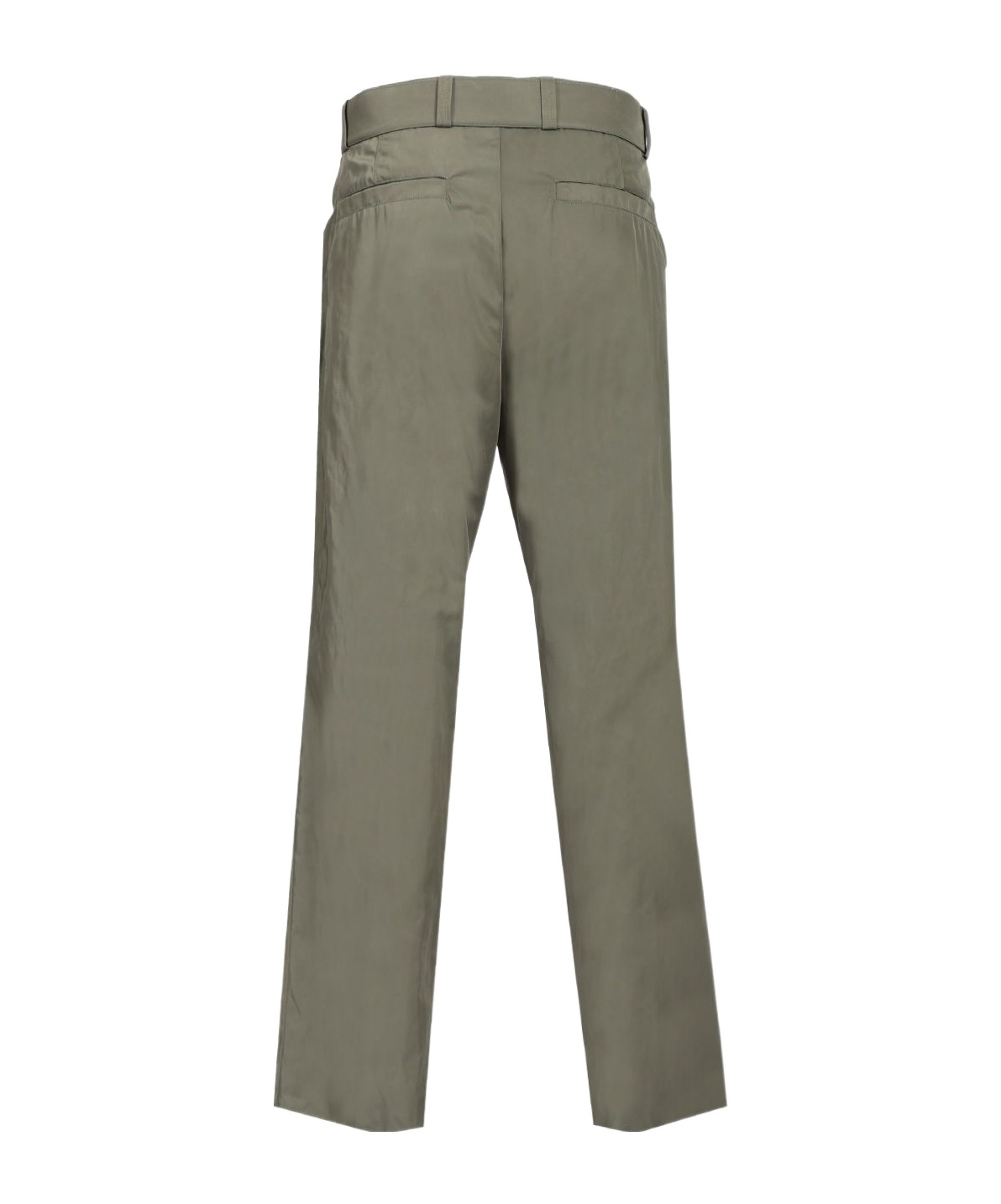 Dries Van Noten Belt-loop Casual Pants In Green