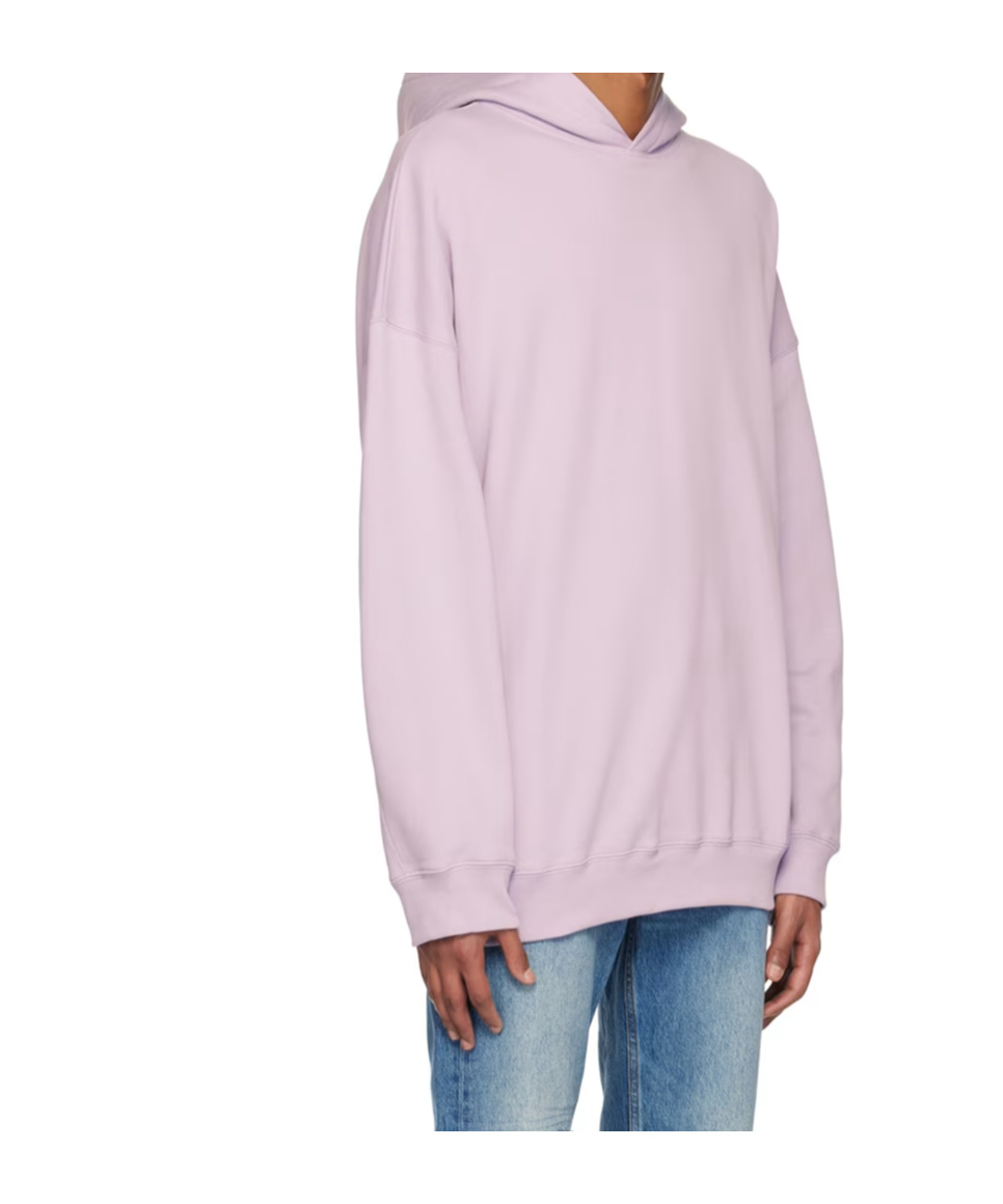 Filippa K Fleece Hoodie In Purple