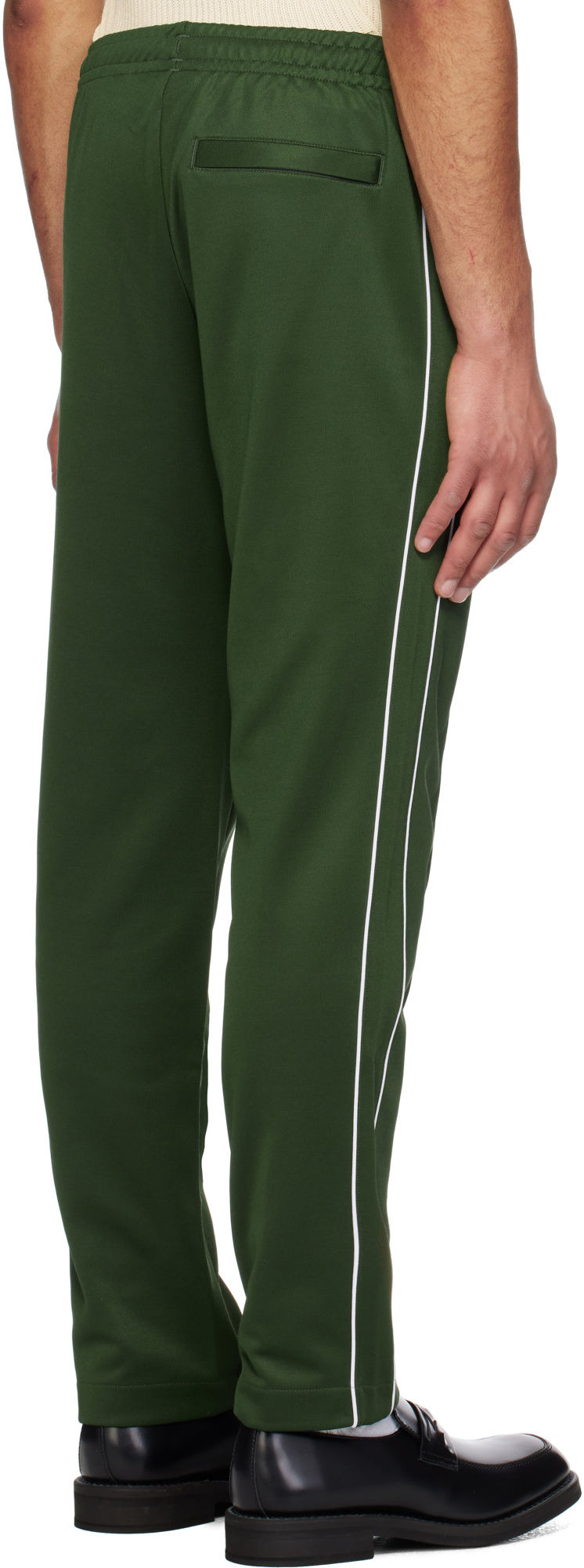 Lacoste Elastic Waist Sweatpants In Green