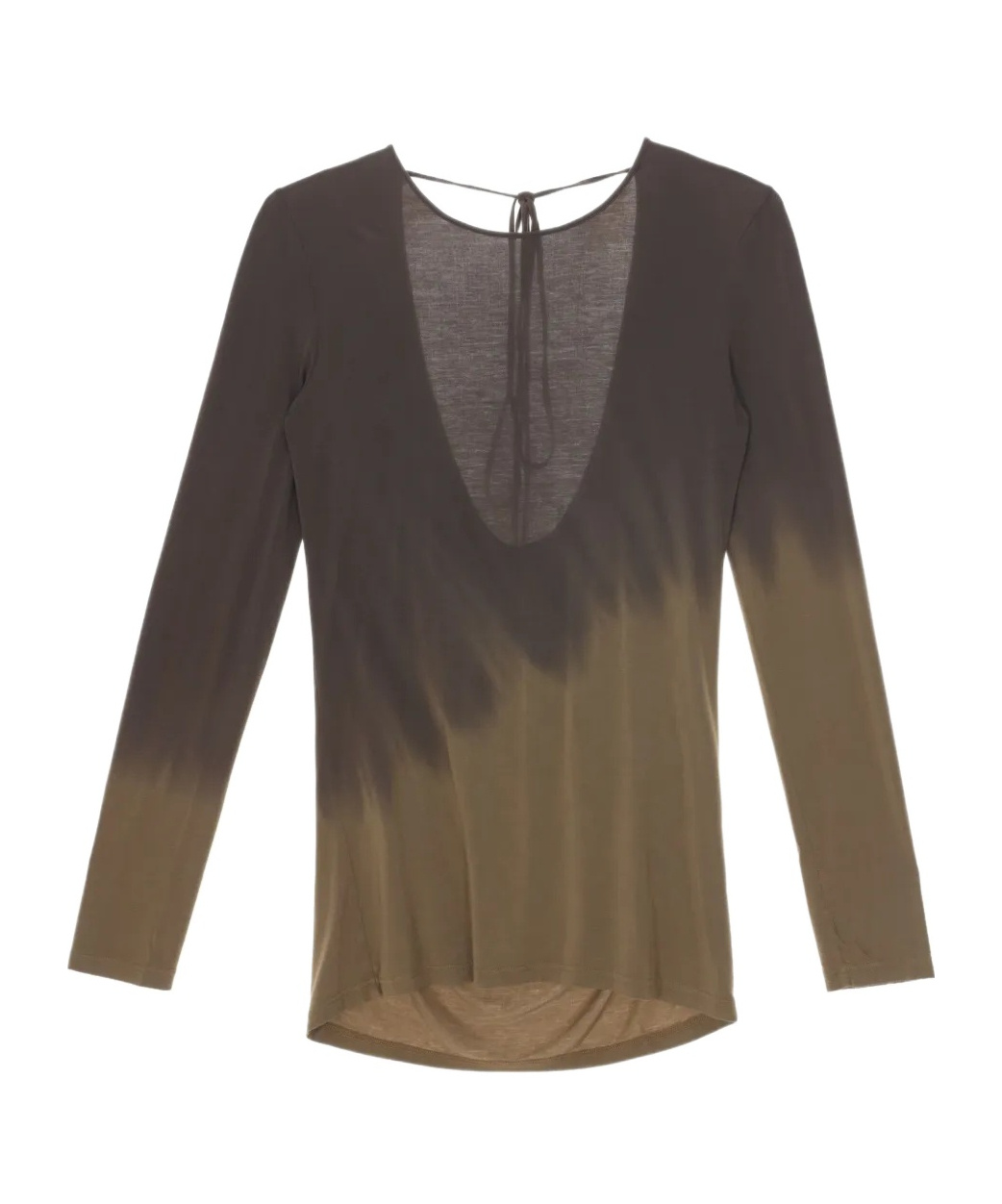 Uma Wang Long-sleeved T-shirt In Brown