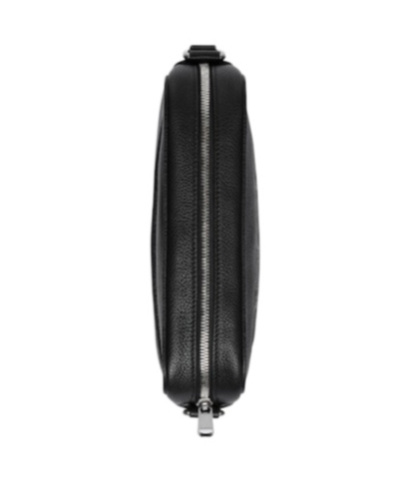 Gucci Mini Logo-appliqué Leather Shoulder Bag In Black